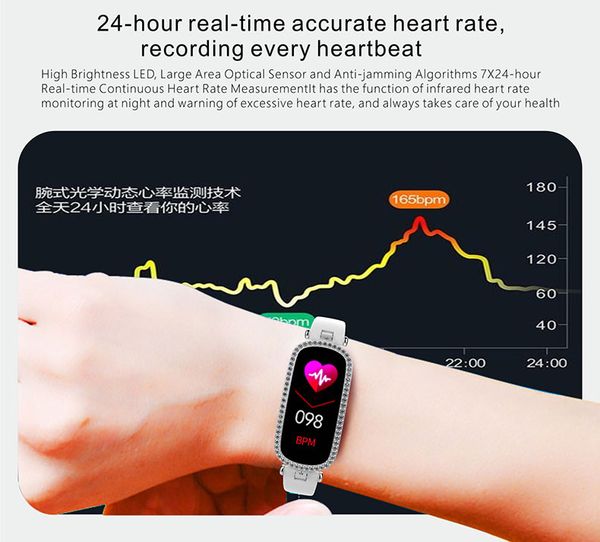 2020 new product i9 female heart rate blood pressure monitoring sport health smart bracelet female smart watch jewelry sport smart bracelet
2020 new product i9 female heart rate blood pressure monitoring sport health smart bracelet female smart watch jewelry sport smart bracelet