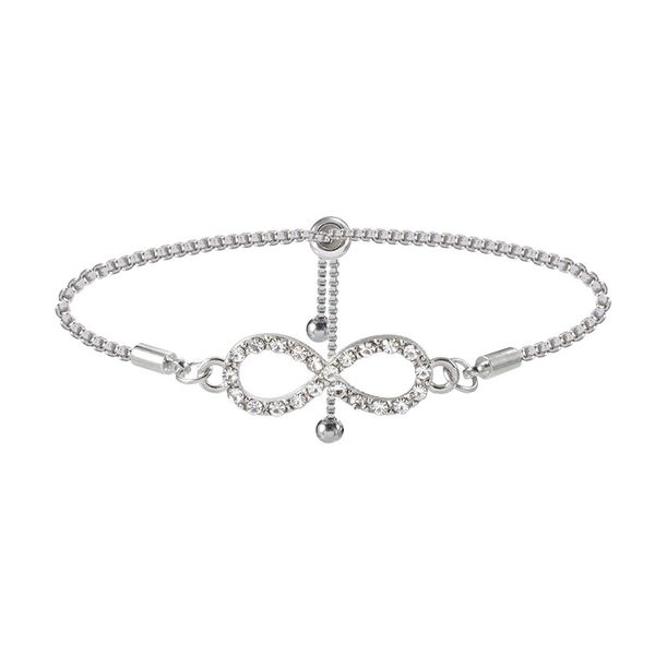 friendship simple silver color 8 bracelet infinity symbol women bracelets adjustable personality bangles fashion jewelry gifts, Black
friendship simple silver color 8 bracelet infinity symbol women bracelets adjustable personality bangles fashion jewelry gifts, Black