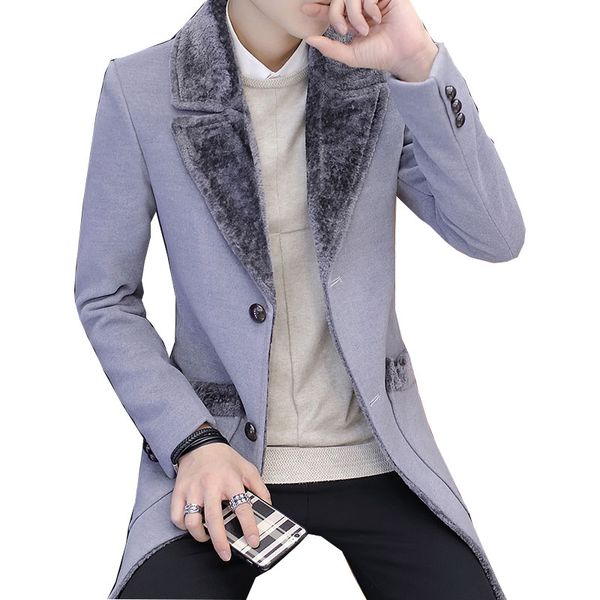 autumn and winter korean version of the self-cultivation woolen coat men's long windbreaker men's woolen jacket more size -5xl, Tan;black
autumn and winter korean version of the self-cultivation woolen coat men's long windbreaker men's woolen jacket more size -5xl, Tan;black