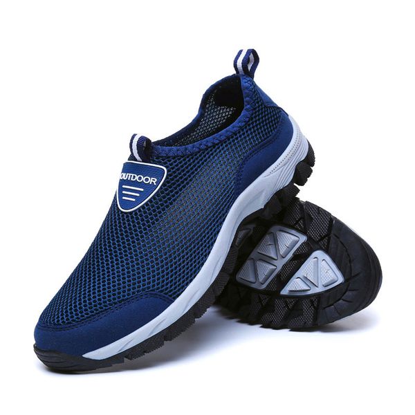 men's casual shoes outdoor leisure shoes mesh tpr soles breathable and comfortable sports running men's fashion sneakers, Black
men's casual shoes outdoor leisure shoes mesh tpr soles breathable and comfortable sports running men's fashion sneakers, Black