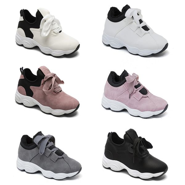 2020 non-brand running shoes for women chaussures white black pink grey suede fashion sports sneakers 36-40 item #13, White;red
2020 non-brand running shoes for women chaussures white black pink grey suede fashion sports sneakers 36-40 item #13, White;red