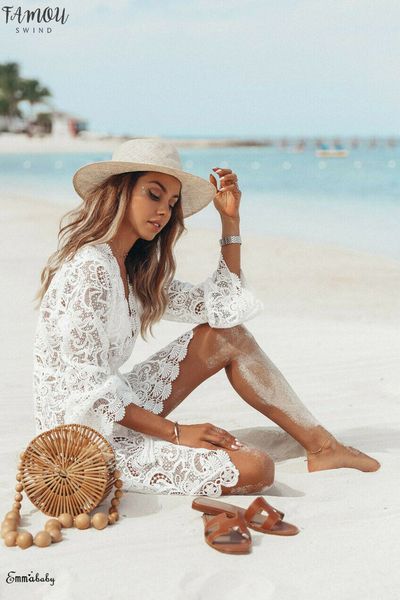2020 new summer bikini cover up floral lace hollow crochet swimsuit cover-ups bathing suit beachwear tunic beach dress, Black;gray
2020 new summer bikini cover up floral lace hollow crochet swimsuit cover-ups bathing suit beachwear tunic beach dress, Black;gray