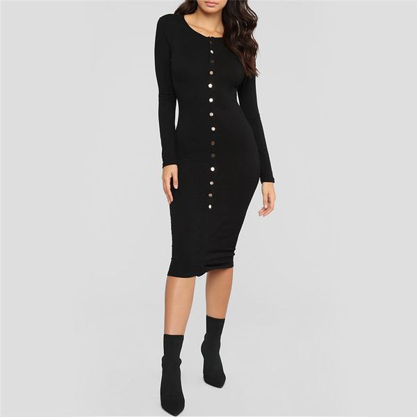 solid color womens knit dress autumn long sleeve crew neck ladies midi dresses womens casual dress, Black;gray
solid color womens knit dress autumn long sleeve crew neck ladies midi dresses womens casual dress, Black;gray