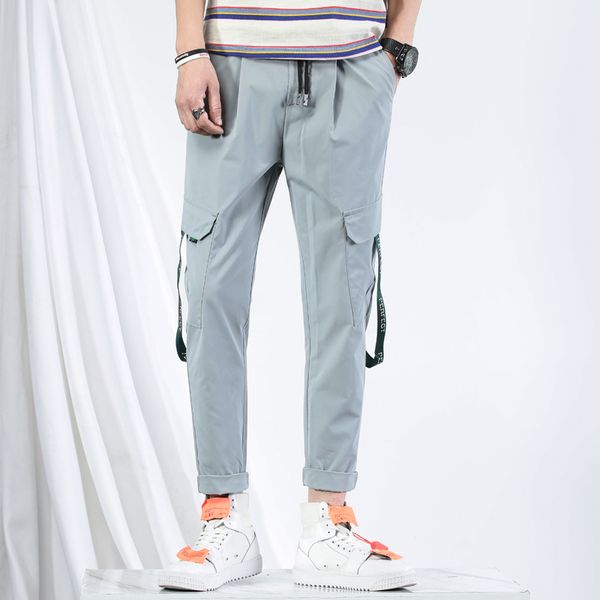 lenstid 2019 men spring hip harlan tooling pants elastic waist hip pencil pants comfortable trousers streetwear kyk-1903, Black
lenstid 2019 men spring hip harlan tooling pants elastic waist hip pencil pants comfortable trousers streetwear kyk-1903, Black