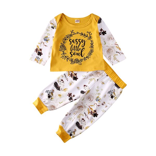 toddler kids baby girls sassy t-shirt floral pants clothes set cotton letter print autumn warm fashion outfist for 0-3y
toddler kids baby girls sassy t-shirt floral pants clothes set cotton letter print autumn warm fashion outfist for 0-3y