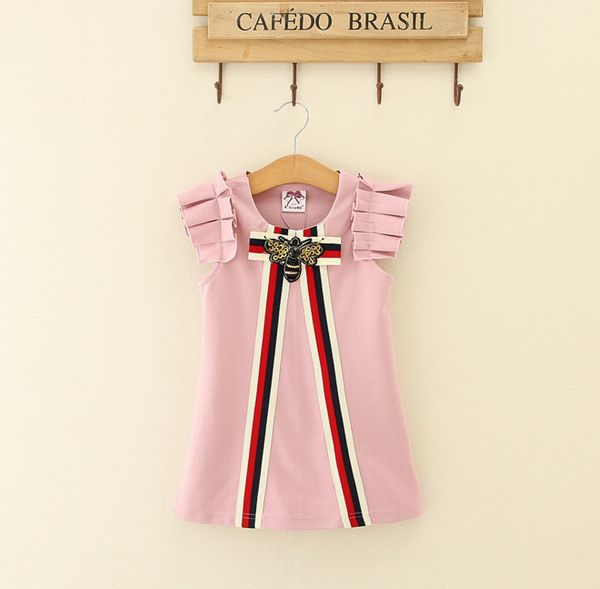 girls summer dresses kids beaded bees stripe bows tie a-line dress children falbala fly fly princess dress designer kids clothes f2049, Red;yellow
girls summer dresses kids beaded bees stripe bows tie a-line dress children falbala fly fly princess dress designer kids clothes f2049, Red;yellow