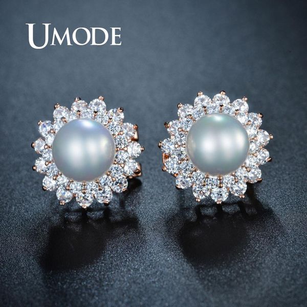 umode flower studs earrings for women freshwater pearl earrings clear cz zircon studs wedding luxury jewelry femme gifts ue0161a, Golden;silver
umode flower studs earrings for women freshwater pearl earrings clear cz zircon studs wedding luxury jewelry femme gifts ue0161a, Golden;silver