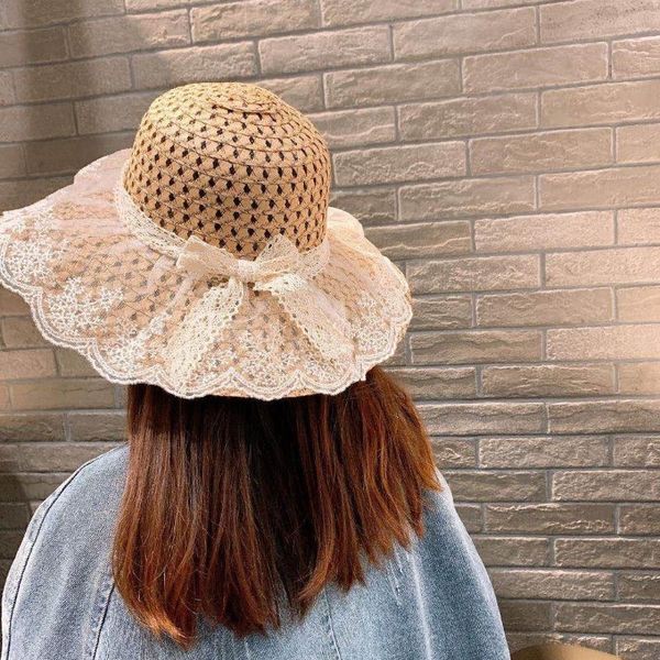 summer child lace straw hat outdoor holiday beach sun hat parent-child hats, Blue;gray
summer child lace straw hat outdoor holiday beach sun hat parent-child hats, Blue;gray