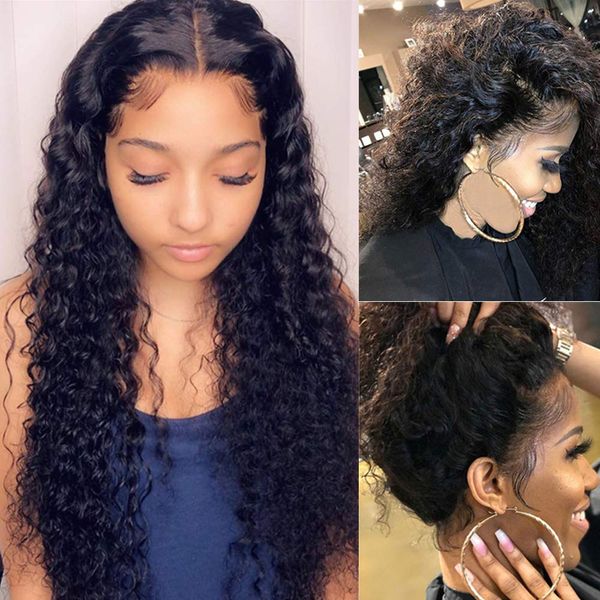 glueless deep wave lace front wigs 150% density deep curly wave lace frontal wigs human hair with pre plucked, Black;brown
glueless deep wave lace front wigs 150% density deep curly wave lace frontal wigs human hair with pre plucked, Black;brown