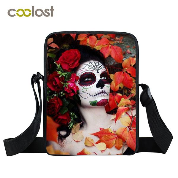 sugar skull crossbody bags for girls mini messenger bag punk women handbag gothic ladie clutch bolsos mujer children school bags
sugar skull crossbody bags for girls mini messenger bag punk women handbag gothic ladie clutch bolsos mujer children school bags