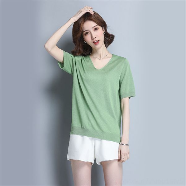 short-sleeved chicken heart sweater v-neck ice silk t-shirt women's thin 2020 sweater loose black hooded t-shirt top, White
short-sleeved chicken heart sweater v-neck ice silk t-shirt women's thin 2020 sweater loose black hooded t-shirt top, White