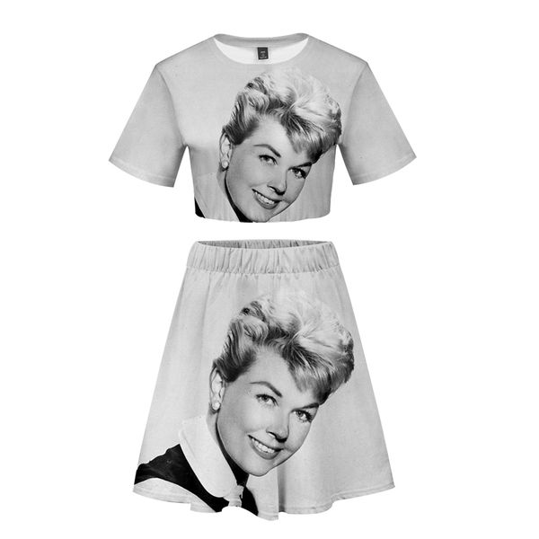 doris day new 3d trend set two-piece women's fashion summer new women's fashion casual cool summer suit, White
doris day new 3d trend set two-piece women's fashion summer new women's fashion casual cool summer suit, White