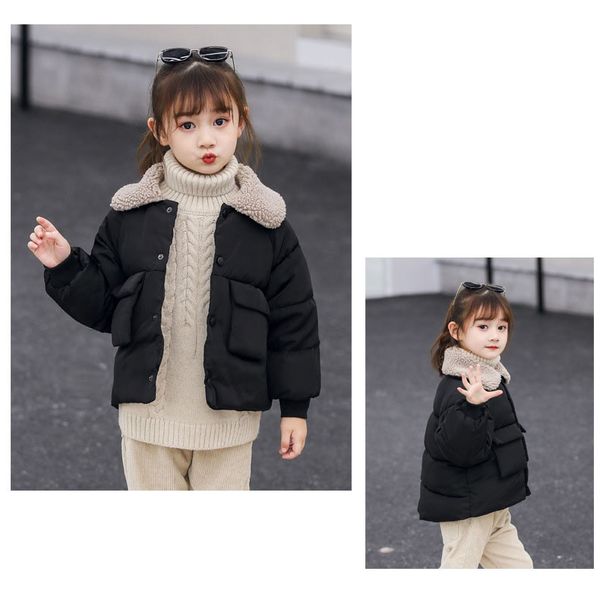 child designer down coat 2019 brand solid color coat with button pockets boy girls winter outdoor clothing, Blue;gray
child designer down coat 2019 brand solid color coat with button pockets boy girls winter outdoor clothing, Blue;gray