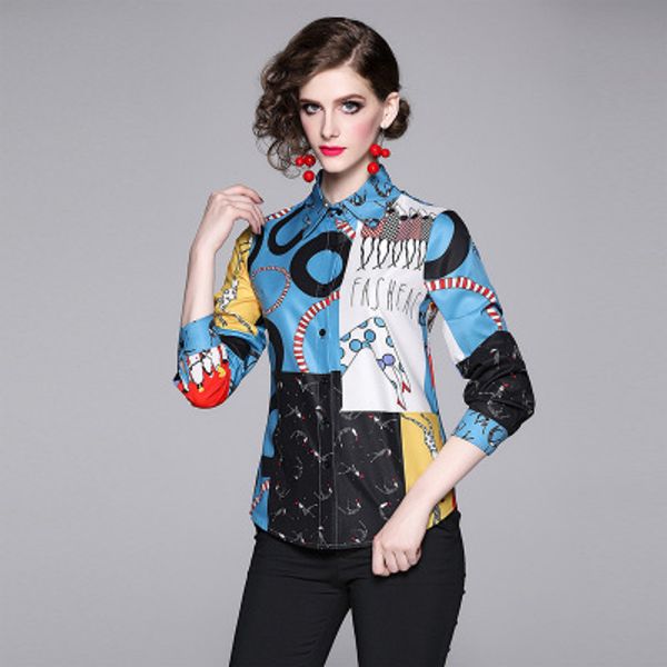lady's body sliming shirt,lapel neck long sleeve beauty printed women's blouses & shirts,lap fashion, White
lady's body sliming shirt,lapel neck long sleeve beauty printed women's blouses & shirts,lap fashion, White