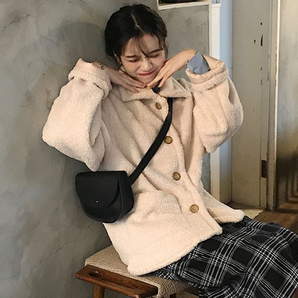 autumn and winter new style warm korean-style versatile loose-fit solid color casual lambs wool cotton coat rong fu long-sleeved, Blue;black
autumn and winter new style warm korean-style versatile loose-fit solid color casual lambs wool cotton coat rong fu long-sleeved, Blue;black