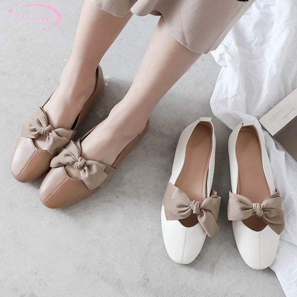 british college style comfortable round toe real leather fashion silk bow slip-on apricot beige flat with women's shoes, Black
british college style comfortable round toe real leather fashion silk bow slip-on apricot beige flat with women's shoes, Black
