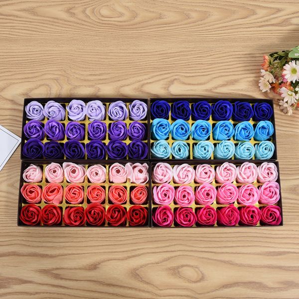 18pcs romantic rose soap flower heads diy artificial flowers bathing petals box for valentine's day wedding decoration gift
18pcs romantic rose soap flower heads diy artificial flowers bathing petals box for valentine's day wedding decoration gift