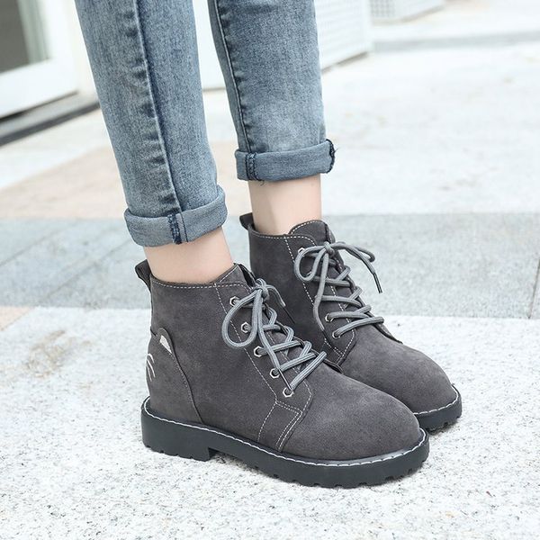 2019 new women's high heels boots pu shoes woman round head solid color cross lacing women's winter boots size 35-40, Black
2019 new women's high heels boots pu shoes woman round head solid color cross lacing women's winter boots size 35-40, Black