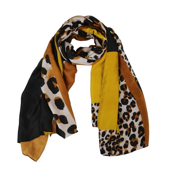 states harajuku qiu dong female leopard grain color matching striped scarf chaddar warm collar men in the streets, Blue;gray
states harajuku qiu dong female leopard grain color matching striped scarf chaddar warm collar men in the streets, Blue;gray