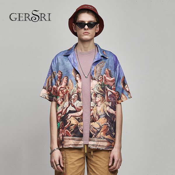 gersri hawaiian shirt summer casual printing shirts men plus size vacation fashion regular fit mens cotton short sleeve, White;black
gersri hawaiian shirt summer casual printing shirts men plus size vacation fashion regular fit mens cotton short sleeve, White;black