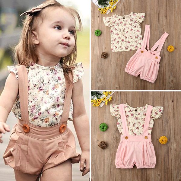 pudcoco girl set 6m-4y us 2pcs toddler kid baby girl floral suspender shorts summer outfit clothes, White
pudcoco girl set 6m-4y us 2pcs toddler kid baby girl floral suspender shorts summer outfit clothes, White