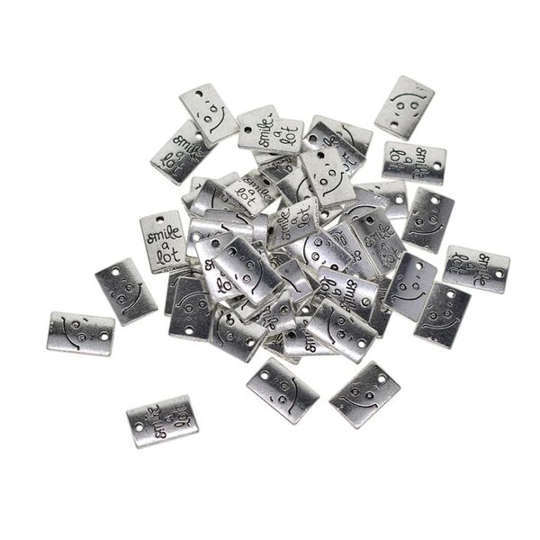 50pcs smile face pattern charm hang tags vintage charm pendant for diy necklace bracelet jewelry making, Black
50pcs smile face pattern charm hang tags vintage charm pendant for diy necklace bracelet jewelry making, Black