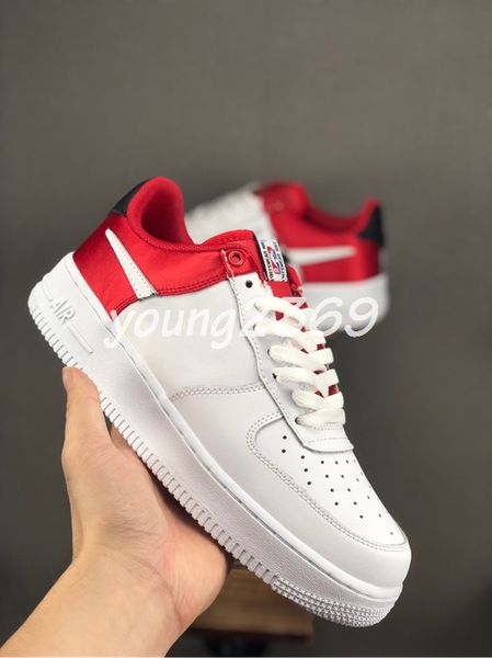 Силы 1 '07 LV8 Классический 1s Белый Синий Красный шелк Mens женщин кроссовки Skate Low Cut Air Инструкторы Дизайнер кроссовки Размер 11
Силы 1 '07 LV8 Классический 1s Белый Синий Красный шелк Mens женщин кроссовки Skate Low Cut Air Инструкторы Дизайнер кроссовки Размер 11