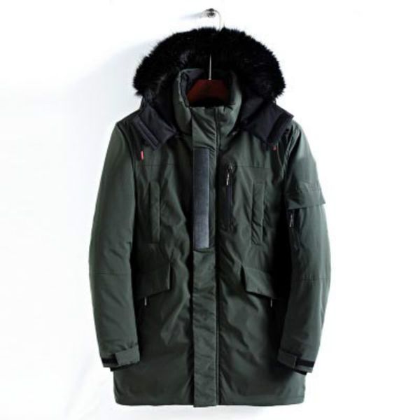 designer men parkas warm sell mens long cotton clothing hooded thick windproof jacket fashion youth coat 3 colors us/eur size m-3xl, Black
designer men parkas warm sell mens long cotton clothing hooded thick windproof jacket fashion youth coat 3 colors us/eur size m-3xl, Black