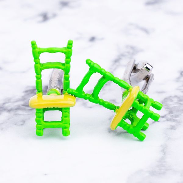novelty mens cufflinks funny chair shape multi colors cuff link for party birthday gift wholesale&retail ing, Silver;golden
novelty mens cufflinks funny chair shape multi colors cuff link for party birthday gift wholesale&retail ing, Silver;golden