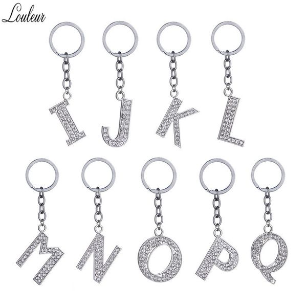 louleur 26 letters fashionable crystal rhinestone alphabet keychain initial letter keychain 2019 gift new, Silver
louleur 26 letters fashionable crystal rhinestone alphabet keychain initial letter keychain 2019 gift new, Silver