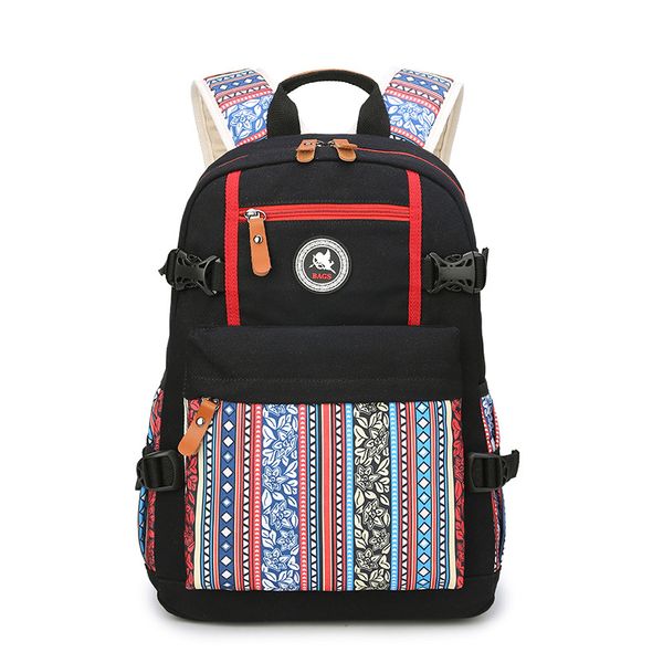 2019 canvas backpack printed ethnic style women's bag junior and senior high school students' schoolbag tourism leisure bag
2019 canvas backpack printed ethnic style women's bag junior and senior high school students' schoolbag tourism leisure bag