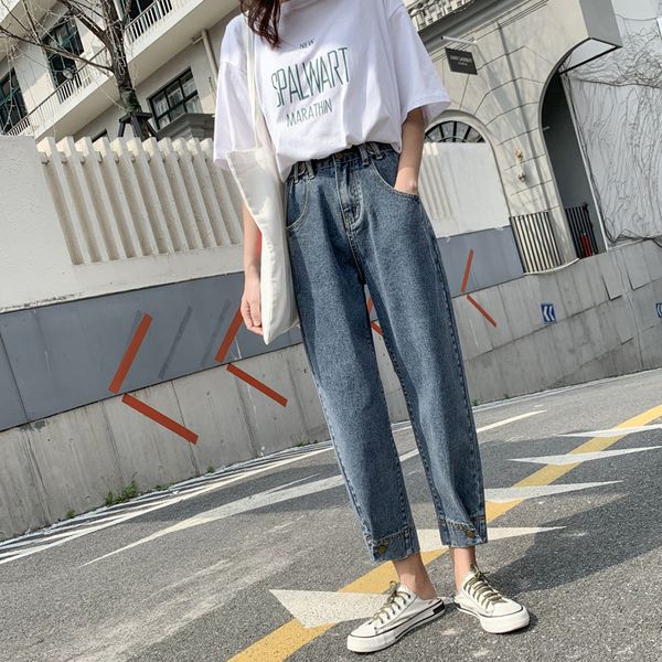 women new high waist denim pants female loose blue straight jeans slim retro trousers for girls fashion streetwear xa53f
women new high waist denim pants female loose blue straight jeans slim retro trousers for girls fashion streetwear xa53f
