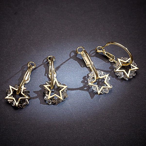 ed002 925 sterling silver fine jewelry spain version women's earrings wholesale price ing, Golden;silver
ed002 925 sterling silver fine jewelry spain version women's earrings wholesale price ing, Golden;silver