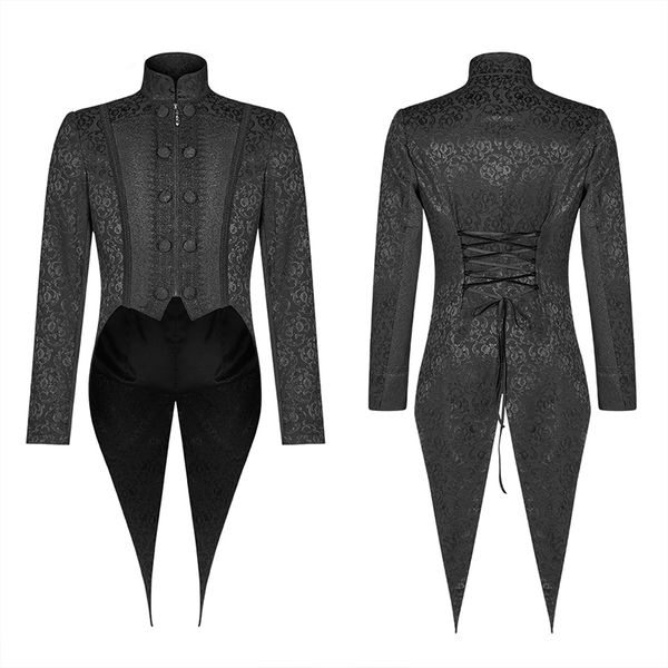 punk rave men gothic victoria retro jacquard dovetail jacket coat evening party gentleman jacket stage perform costume, Tan;black
punk rave men gothic victoria retro jacquard dovetail jacket coat evening party gentleman jacket stage perform costume, Tan;black