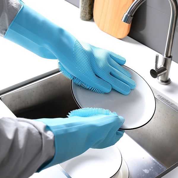 a pair magic silicone scrubber rubber cleaning gloves dusting tableware washing-up pet care grooming hair car insulated kitchen helper
a pair magic silicone scrubber rubber cleaning gloves dusting tableware washing-up pet care grooming hair car insulated kitchen helper