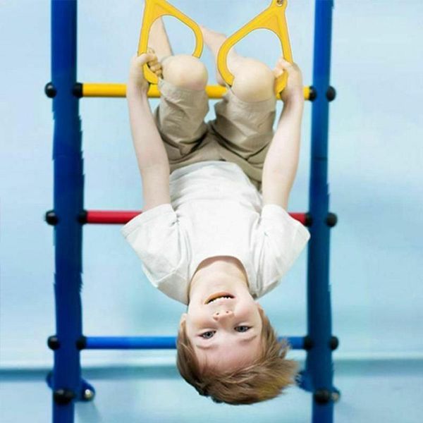 

children trapeze swing bar with rings wooden playset children rings for kids with fitness plastic ring t4r4
