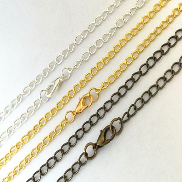 4mm (bronze/silver/gold) necklace pendant pocket watch chain with lobster clasp accessories chain 100pcs/lot
4mm (bronze/silver/gold) necklace pendant pocket watch chain with lobster clasp accessories chain 100pcs/lot