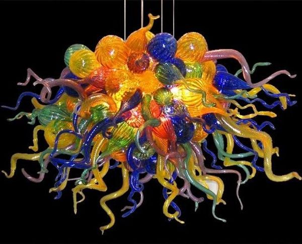 elegant special colorful glass chandelier for women boutique art decoration style blown glass trippy chandelier
elegant special colorful glass chandelier for women boutique art decoration style blown glass trippy chandelier