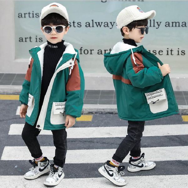 winter jacket for boy kids winter jacket children's outerwear thicken hooded plus velvet warm windproof coat, Blue;gray
winter jacket for boy kids winter jacket children's outerwear thicken hooded plus velvet warm windproof coat, Blue;gray