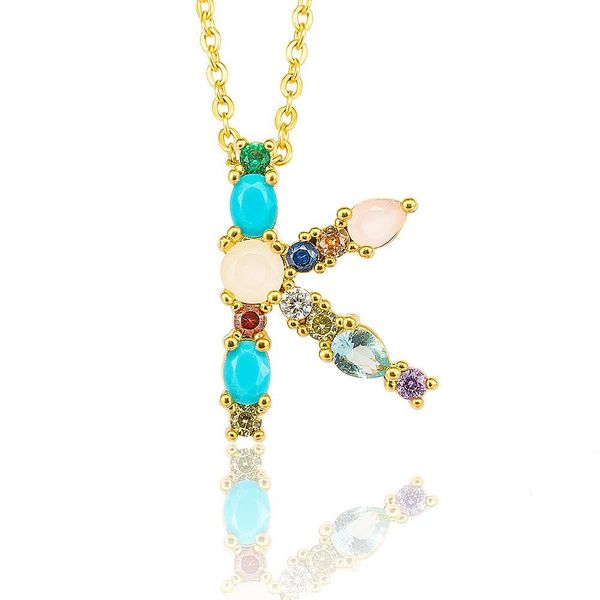 3umeter multicolor fashion charm gold 26 alphabet pendant necklace pave zircon initial letter necklaces couple name nnecklace, Silver
3umeter multicolor fashion charm gold 26 alphabet pendant necklace pave zircon initial letter necklaces couple name nnecklace, Silver