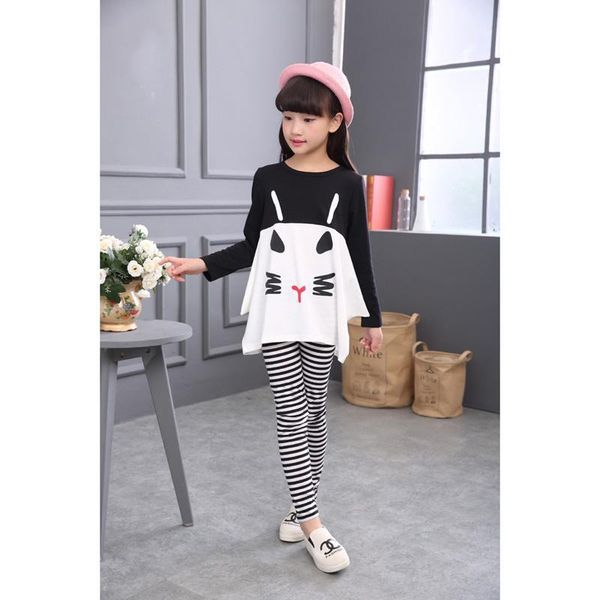 new cotton children clothing 3 4 5 6 7 8 9 10 year girls clothes long sleeve shirts striped leggings kids suits for girls, White
new cotton children clothing 3 4 5 6 7 8 9 10 year girls clothes long sleeve shirts striped leggings kids suits for girls, White