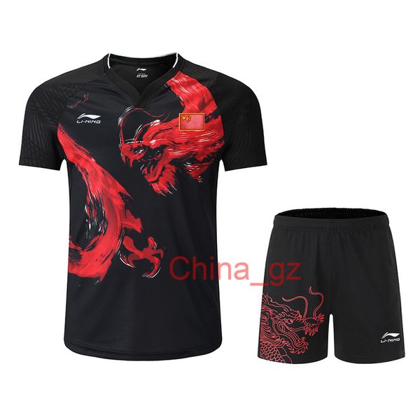 li ning china table tennis shirts men women chinese national team player table tennis suits china dragon sports shorts badmin284c, White;black
li ning china table tennis shirts men women chinese national team player table tennis suits china dragon sports shorts badmin284c, White;black