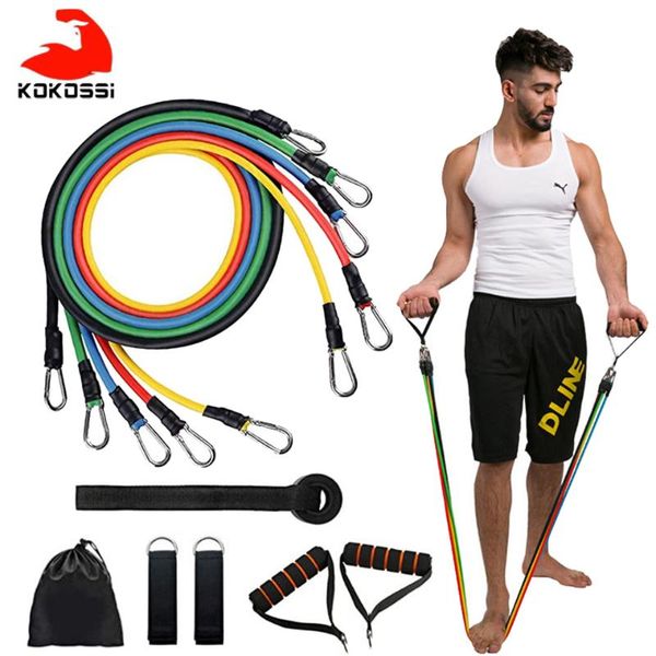 resistance bands kokossi 11pcs/set latex crossfit training exercise yoga tubes pull rope,rubber expander elastic fitness
resistance bands kokossi 11pcs/set latex crossfit training exercise yoga tubes pull rope,rubber expander elastic fitness