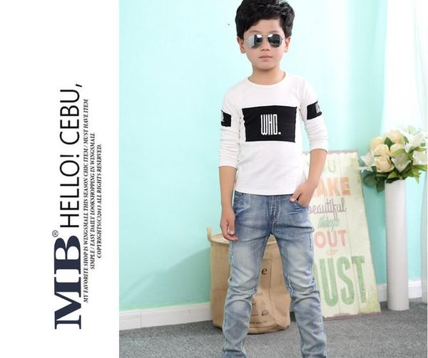 spring 2019 new children's clothing boys jeans big virgin casual kids pants long pants fashion spell color zipper feet trousers, Blue
spring 2019 new children's clothing boys jeans big virgin casual kids pants long pants fashion spell color zipper feet trousers, Blue