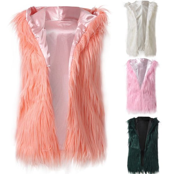 ladies fashion artificial fur outwear solid color winter hooded sleeveless warm coat vest women's winter jackets, Black;white
ladies fashion artificial fur outwear solid color winter hooded sleeveless warm coat vest women's winter jackets, Black;white