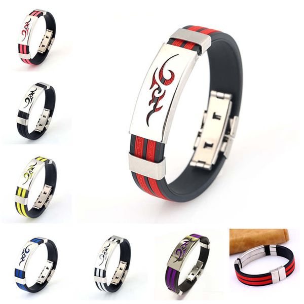 flame great wall men's silicone bracelet trendy men's fashion stainless steel jewelry dhb382 id, identification jewelry bracelet, Black
flame great wall men's silicone bracelet trendy men's fashion stainless steel jewelry dhb382 id, identification jewelry bracelet, Black