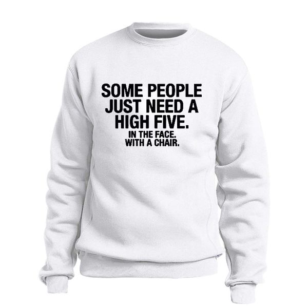 new arrival sweatshirt men printed hoodie some people need high five slogan gray crewneck hoody 2019 winter autumn fleece warm, Black
new arrival sweatshirt men printed hoodie some people need high five slogan gray crewneck hoody 2019 winter autumn fleece warm, Black