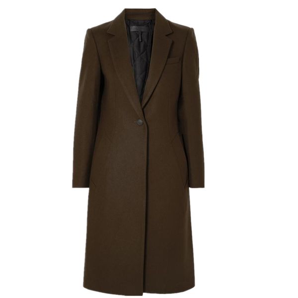 autum winter new fashion temperament one button woolen coat women slim plus cotton warm thickening long coat, Black
autum winter new fashion temperament one button woolen coat women slim plus cotton warm thickening long coat, Black