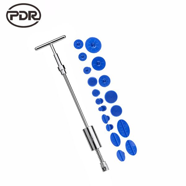 

pdr tools 2 in 1 slide hammer reverse hammer paintless dent repair tool auto car body dent puller kit glue tabs suction cups
