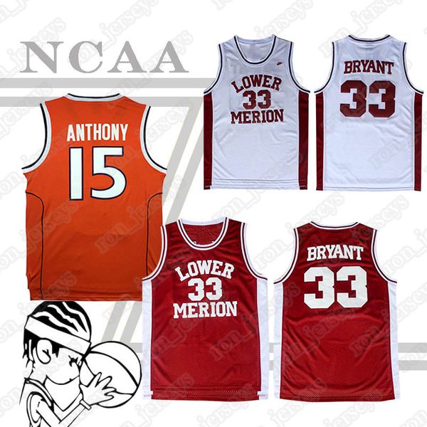 NCAA jerseys 33 Kobe Bryan jersey 15 Anthony jersey High School 2019 mens new basketball shirt
NCAA jerseys 33 Kobe Bryan jersey 15 Anthony jersey High School 2019 mens new basketball shirt